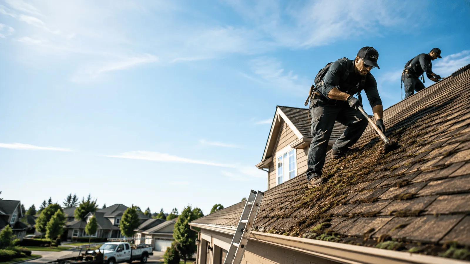 Roof Moss Removal in Grandfalls, TX near me